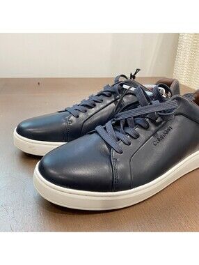 Calvin Klein Men's Lace Up Sneaker Solid Logo US 13 M EU 47
